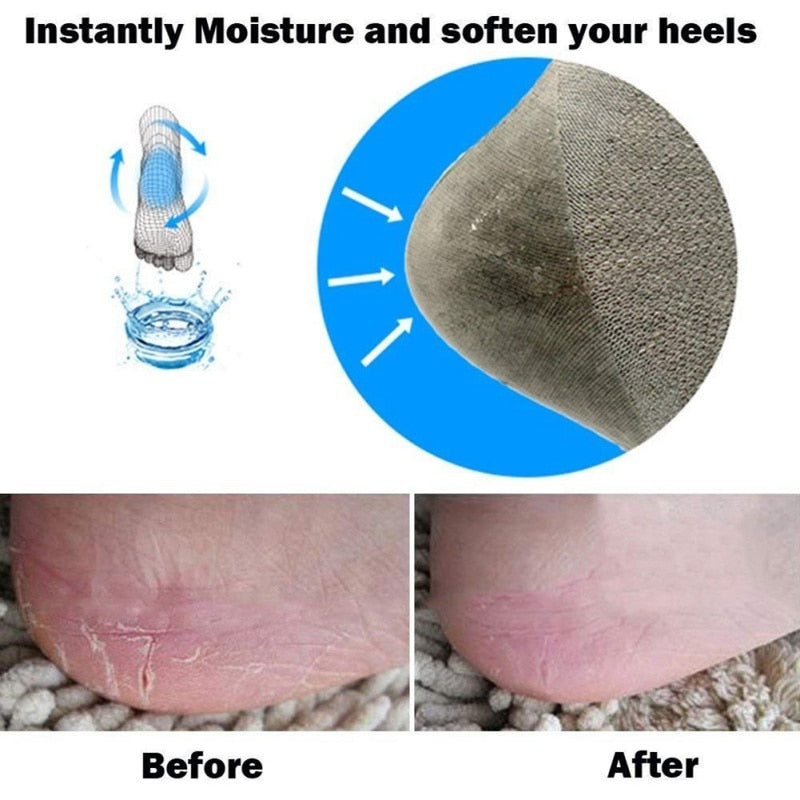 Moisturizing Gel Heel Socks Anti Cracked - Klassiichic