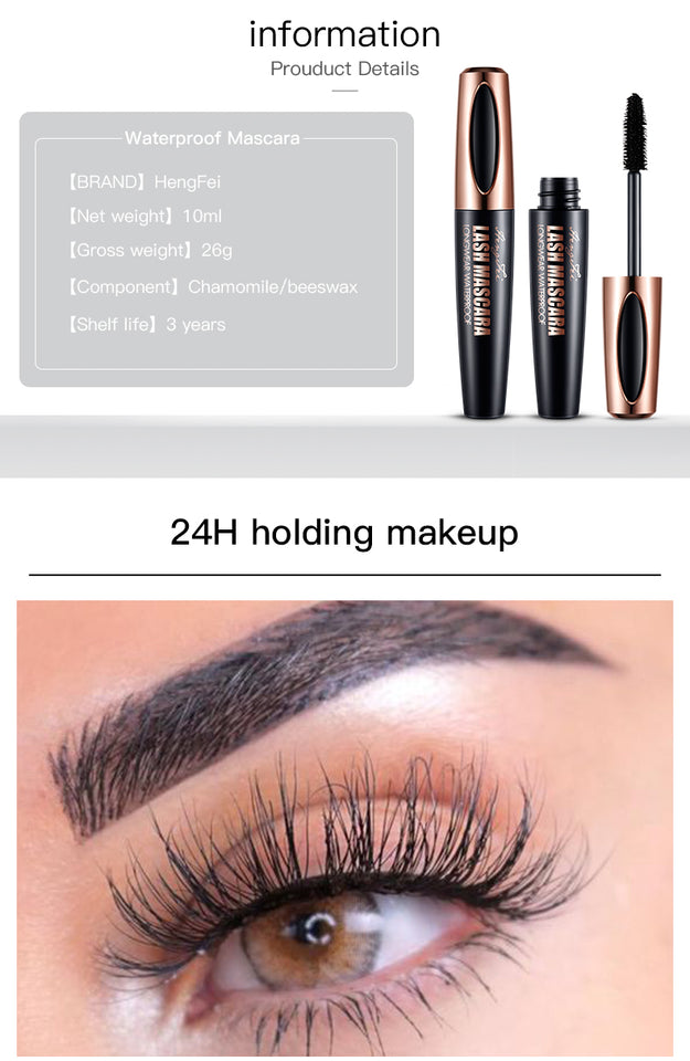 Waterproof 4D Silk Fiber Mascara - Klassiichic