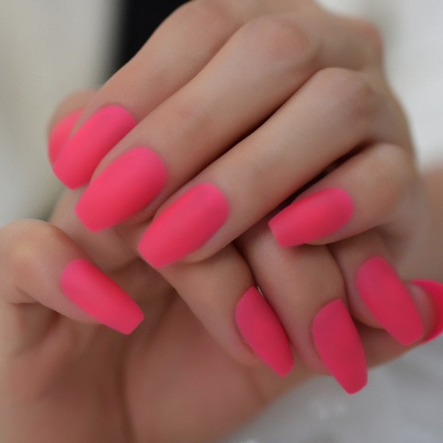Ombre French Ballerina Fake Nail - Klassiichic
