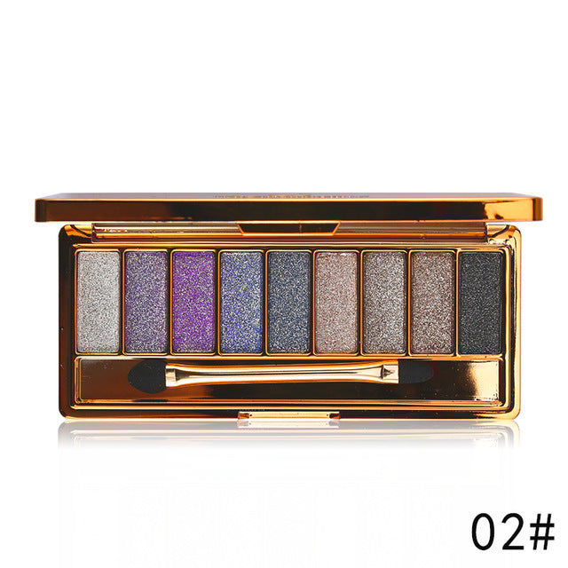 Glitter Shiny Eyeshadow Palette - Klassiichic
