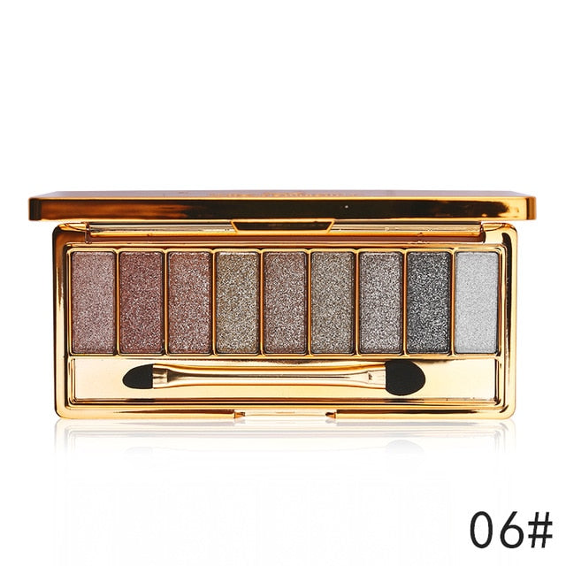 Glitter Shiny Eyeshadow Palette - Klassiichic