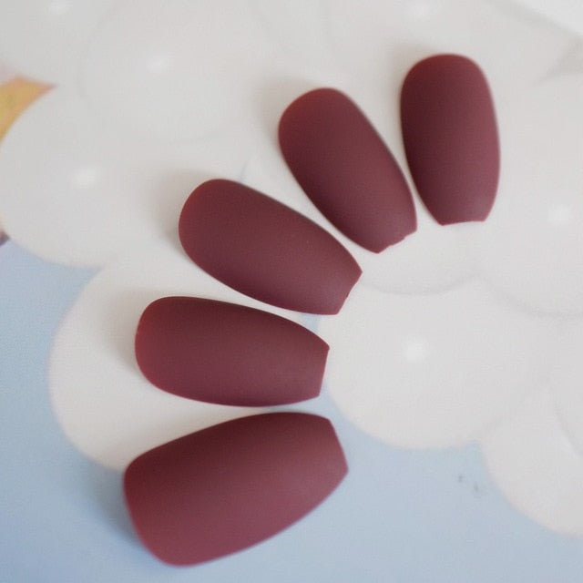 Ombre French Ballerina Fake Nail - Klassiichic