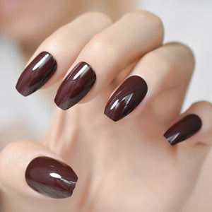 Ombre French Ballerina Fake Nail - Klassiichic
