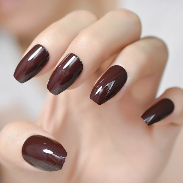 Ombre French Ballerina Fake Nail - Klassiichic