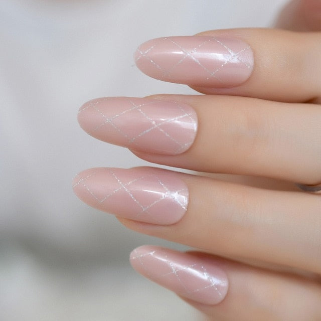 Ombre French Ballerina Fake Nail - Klassiichic