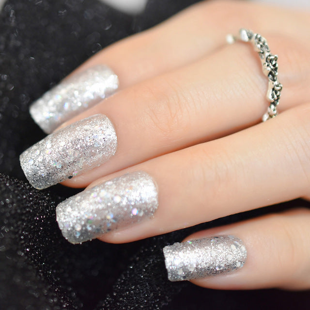 Ombre French Ballerina Fake Nail - Klassiichic