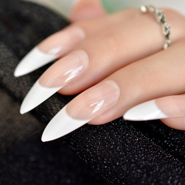 Ombre French Ballerina Fake Nail - Klassiichic