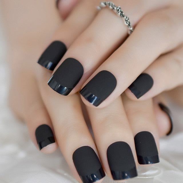 Ombre French Ballerina Fake Nail - Klassiichic
