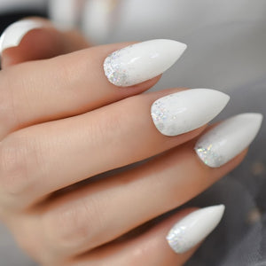 Ombre French Ballerina Fake Nail - Klassiichic