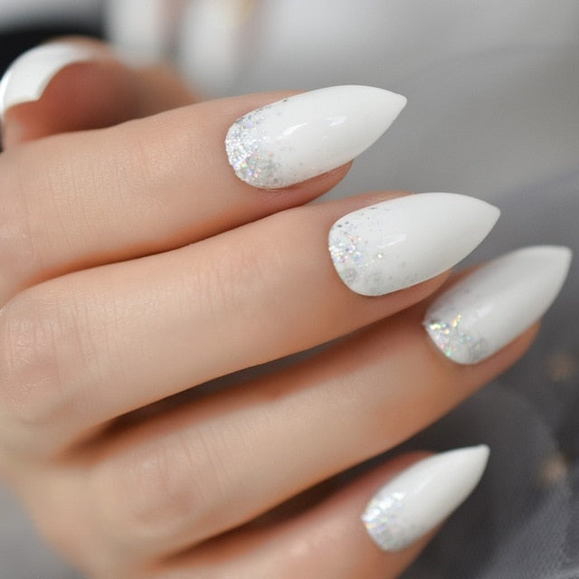 Ombre French Ballerina Fake Nail - Klassiichic