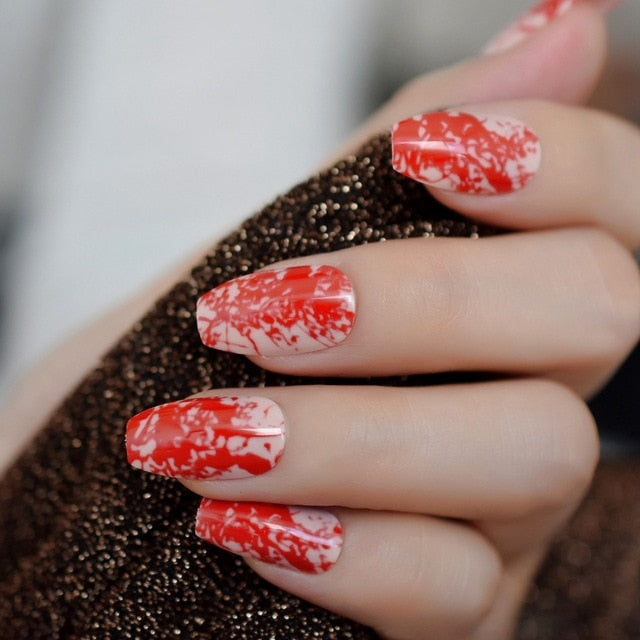 Ombre French Ballerina Fake Nail - Klassiichic