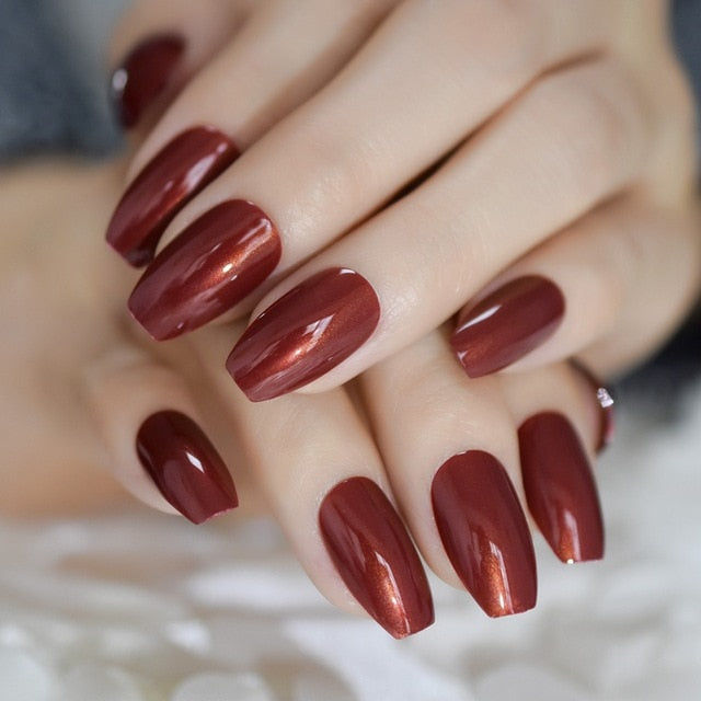 Ombre French Ballerina Fake Nail - Klassiichic