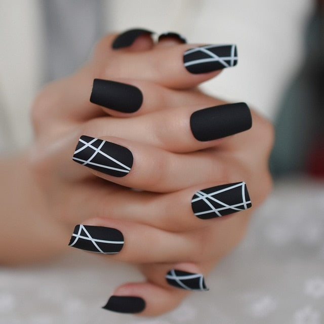 Ombre French Ballerina Fake Nail - Klassiichic