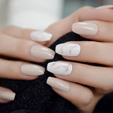 Ombre French Ballerina Fake Nail - Klassiichic