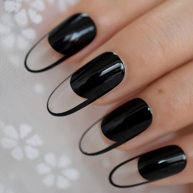 Ombre French Ballerina Fake Nail - Klassiichic