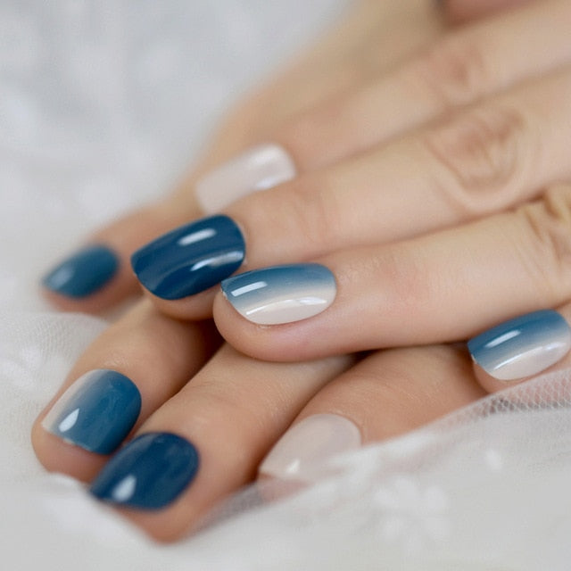Ombre French Ballerina Fake Nail - Klassiichic