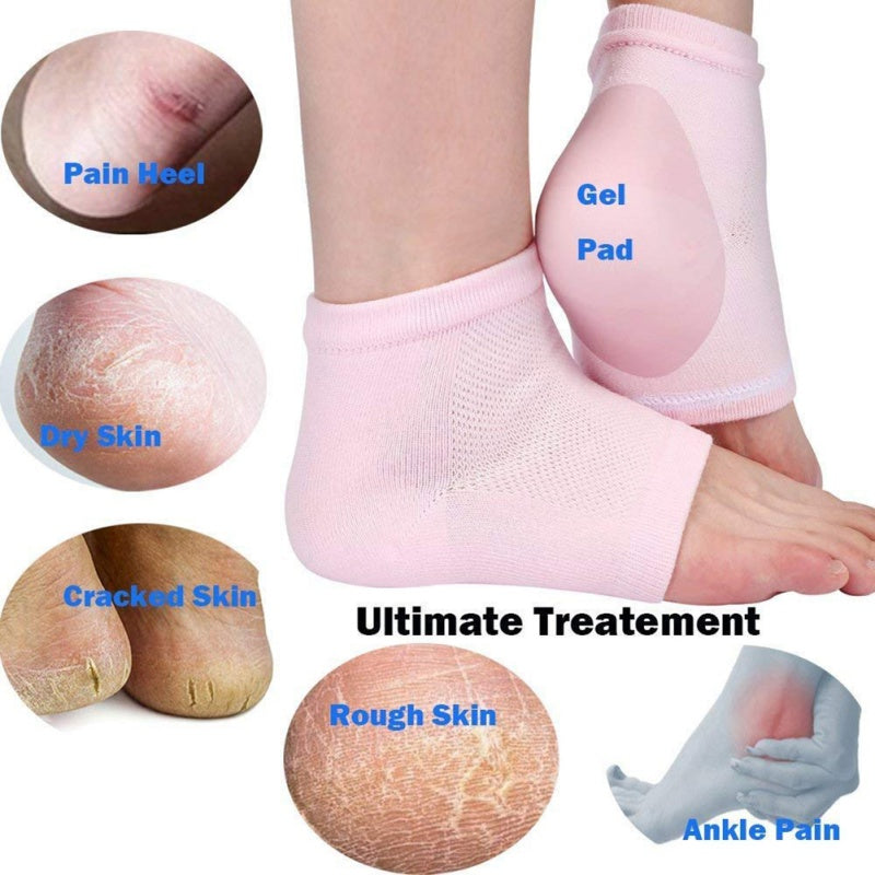 Moisturizing Gel Heel Socks Anti Cracked - Klassiichic